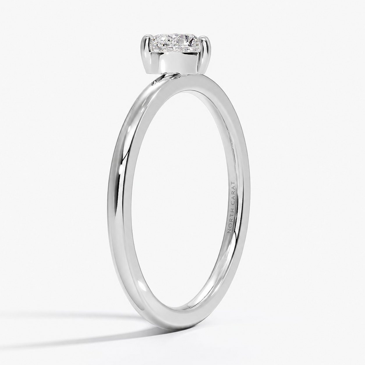 Heart Solitaire Diamond Ring