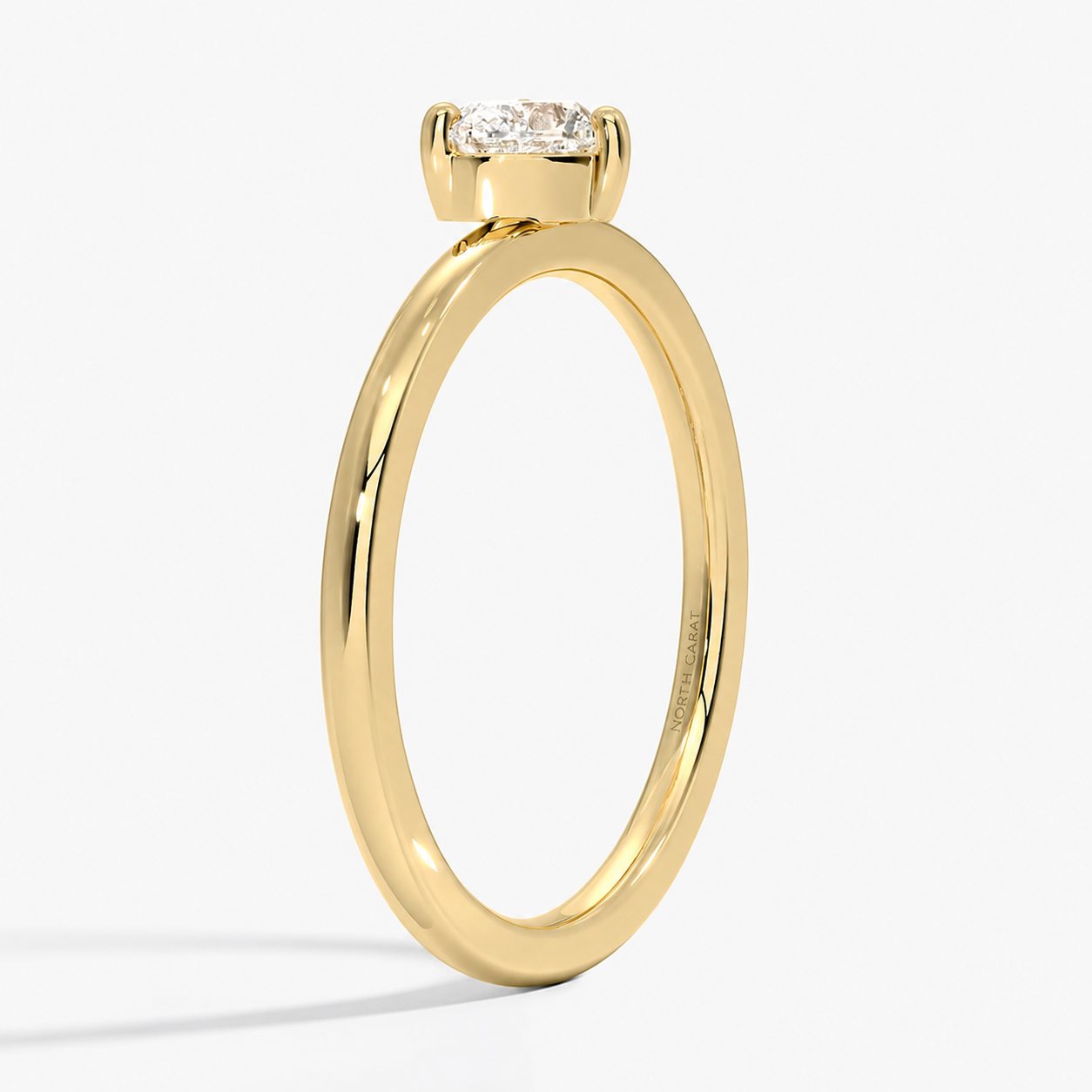 Heart Solitaire Diamond Ring