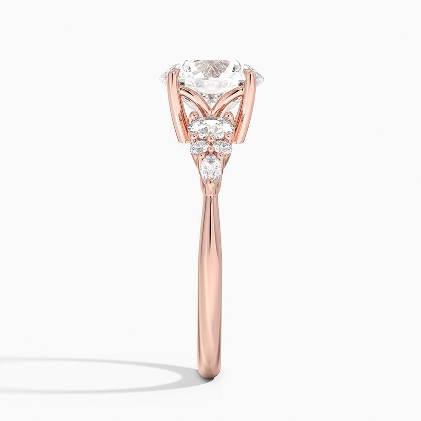Round Trilogy Diamond Ring