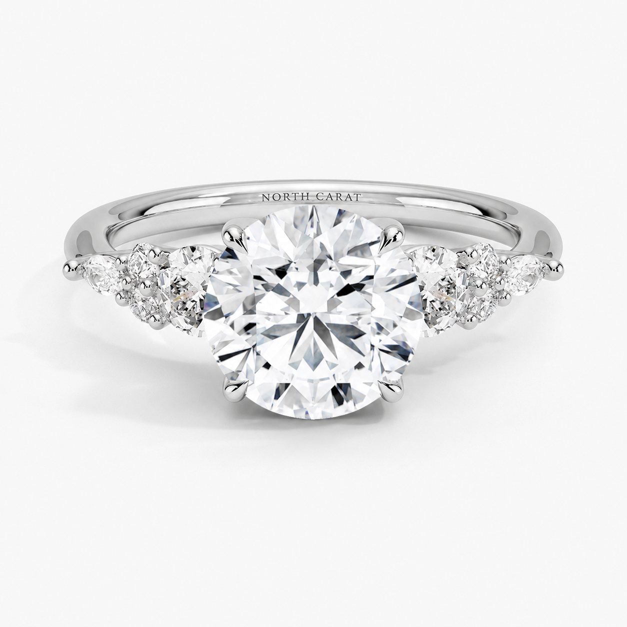 Round Trilogy Diamond Ring
