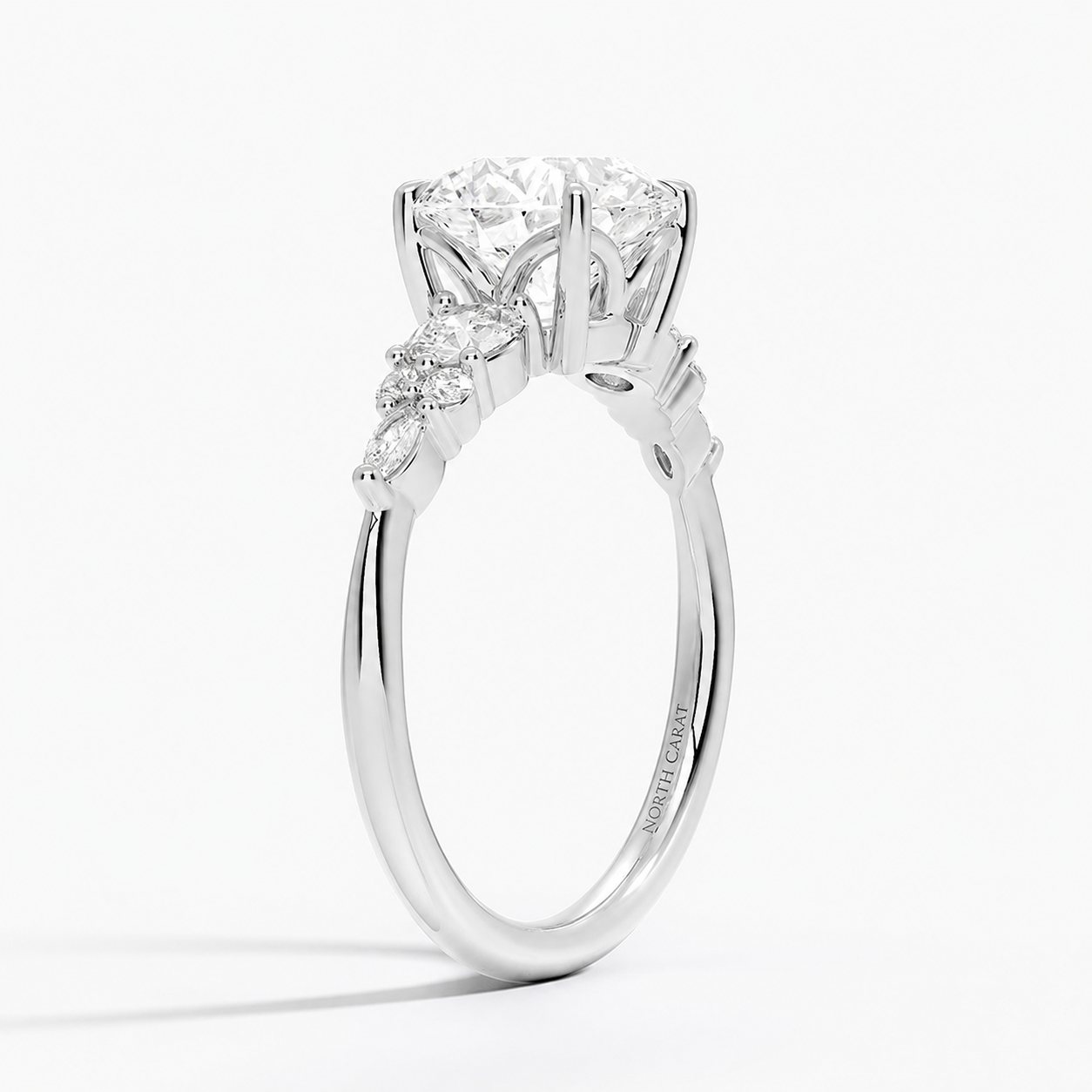Round Trilogy Diamond Ring