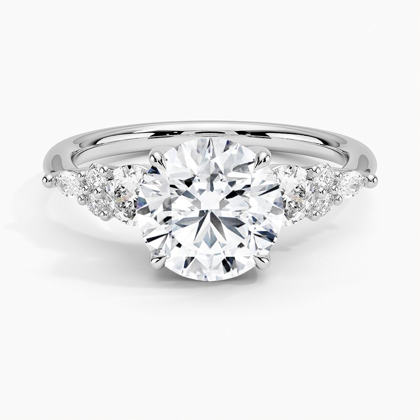 Round Trilogy Diamond Ring
