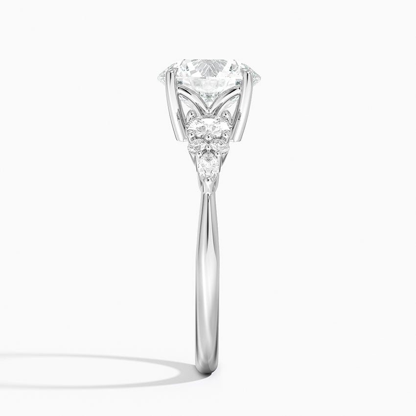 Round Trilogy Diamond Ring
