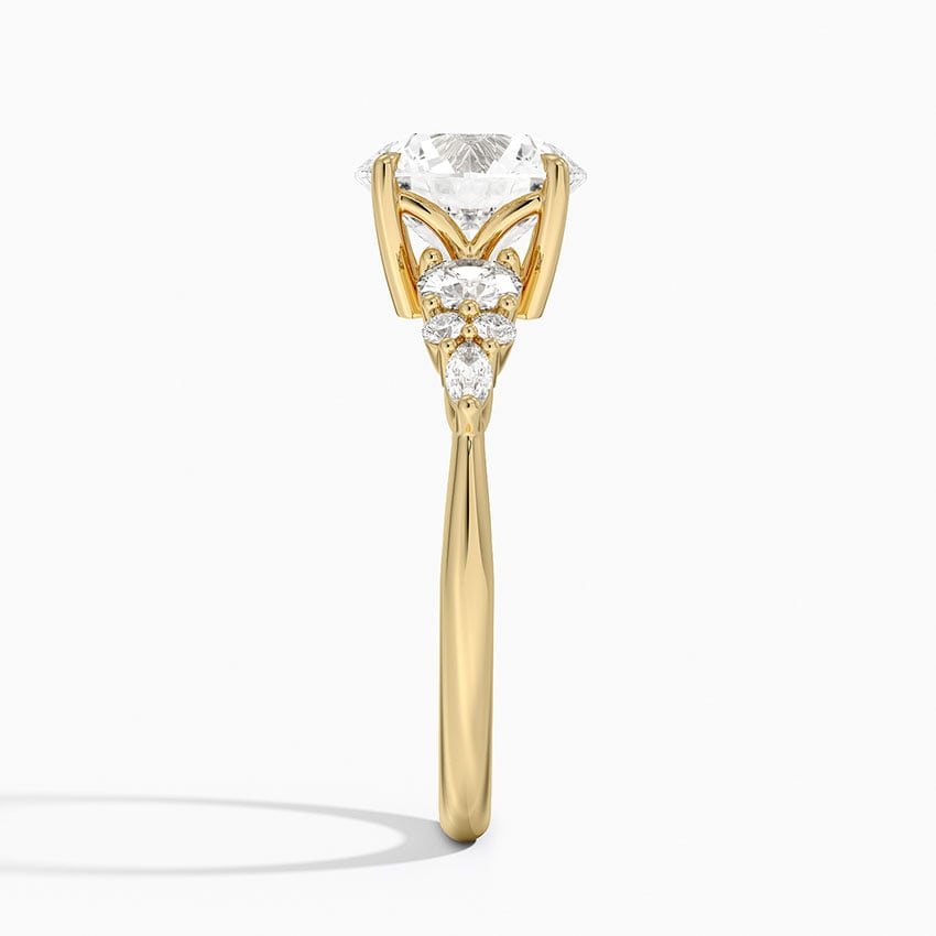 Round Trilogy Diamond Ring