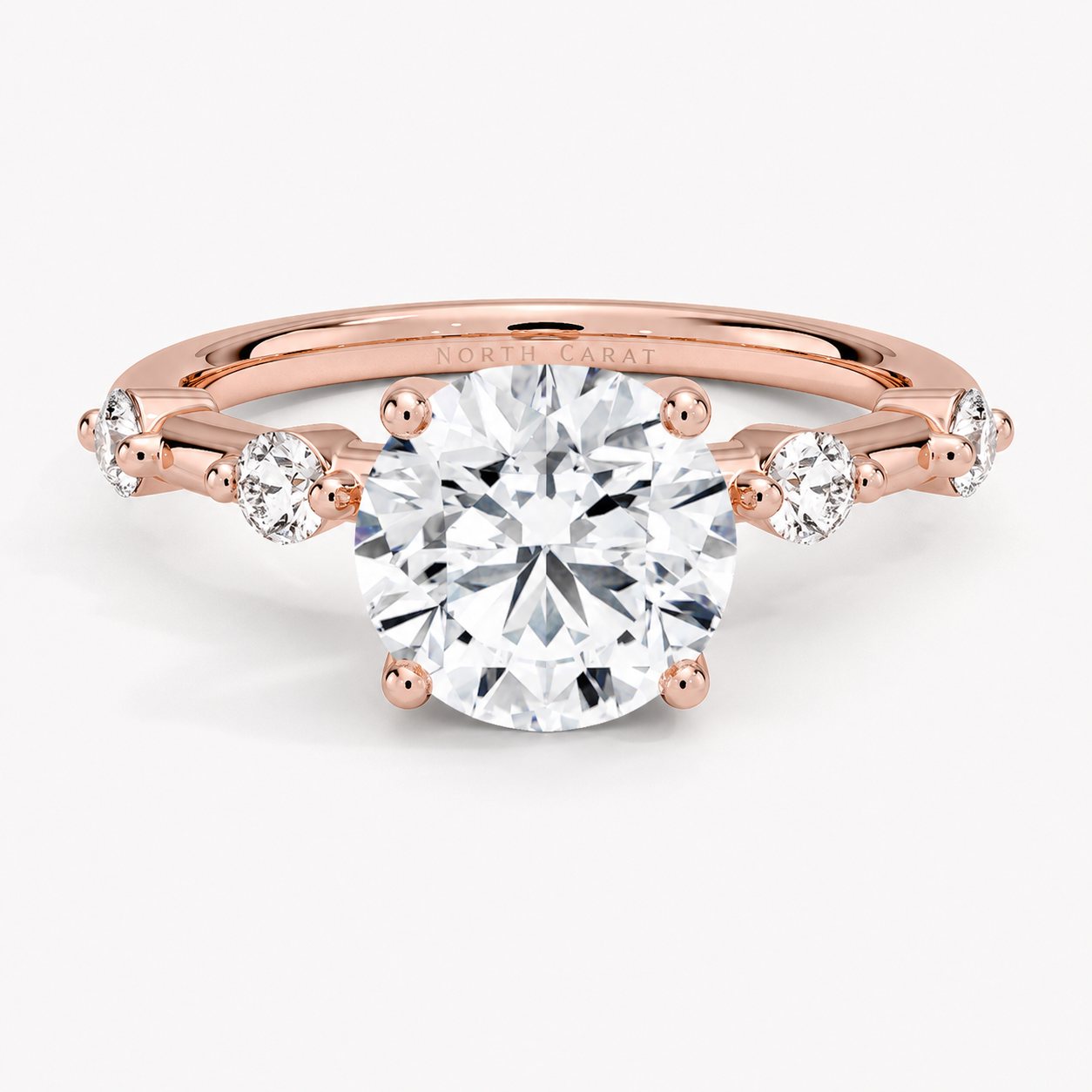 Petite Pavé Shoulder Ring