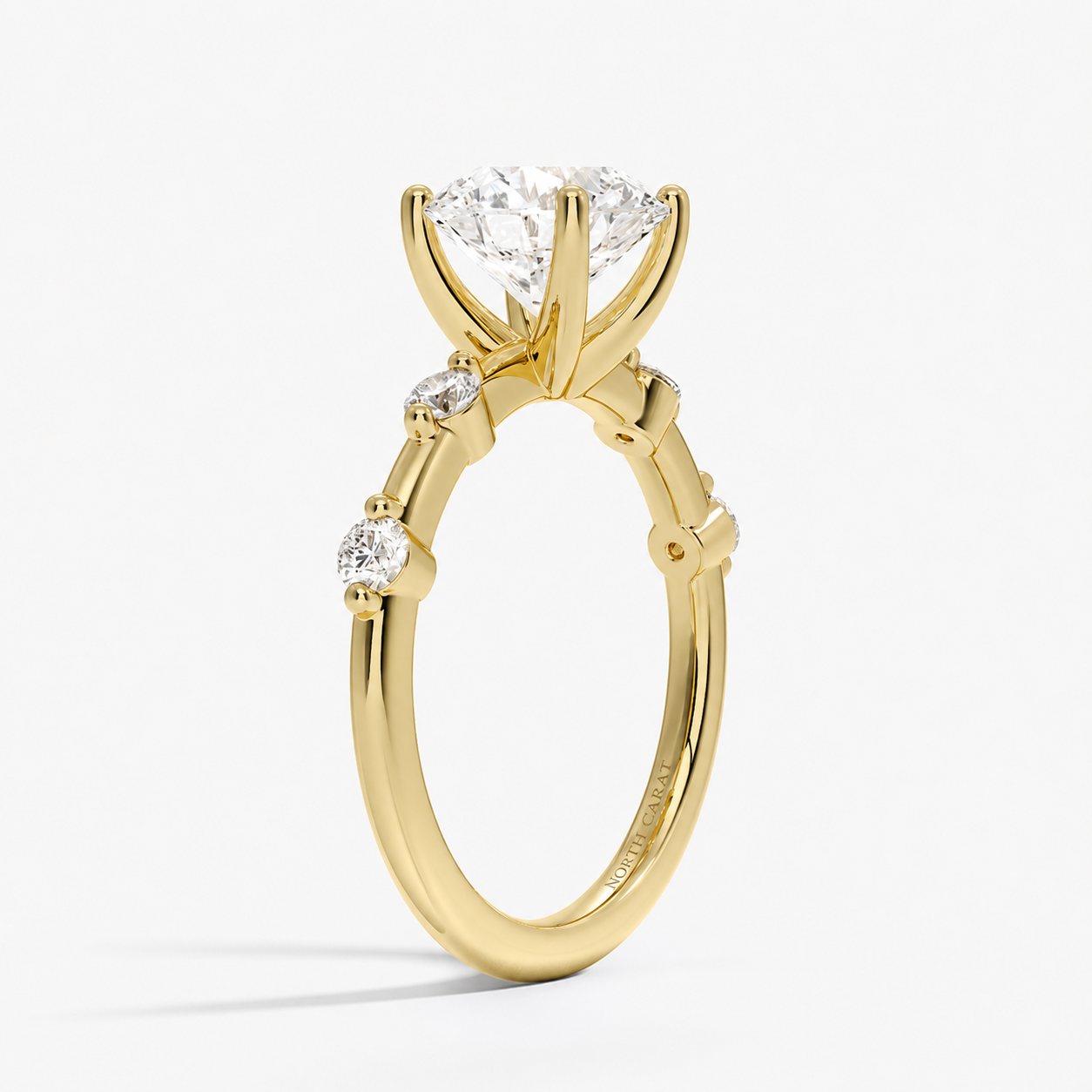 Petite Pavé Shoulder Ring