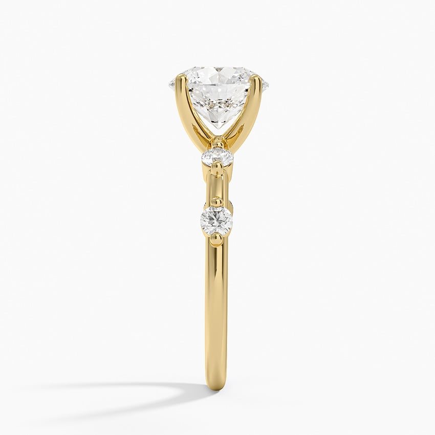 Petite Pavé Shoulder Ring