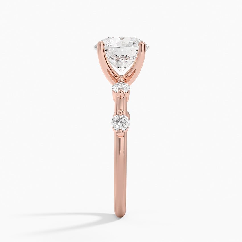 Petite Pavé Shoulder Ring