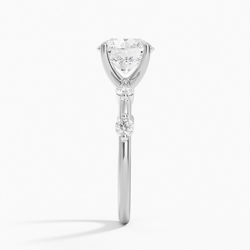 Petite Pavé Shoulder Ring