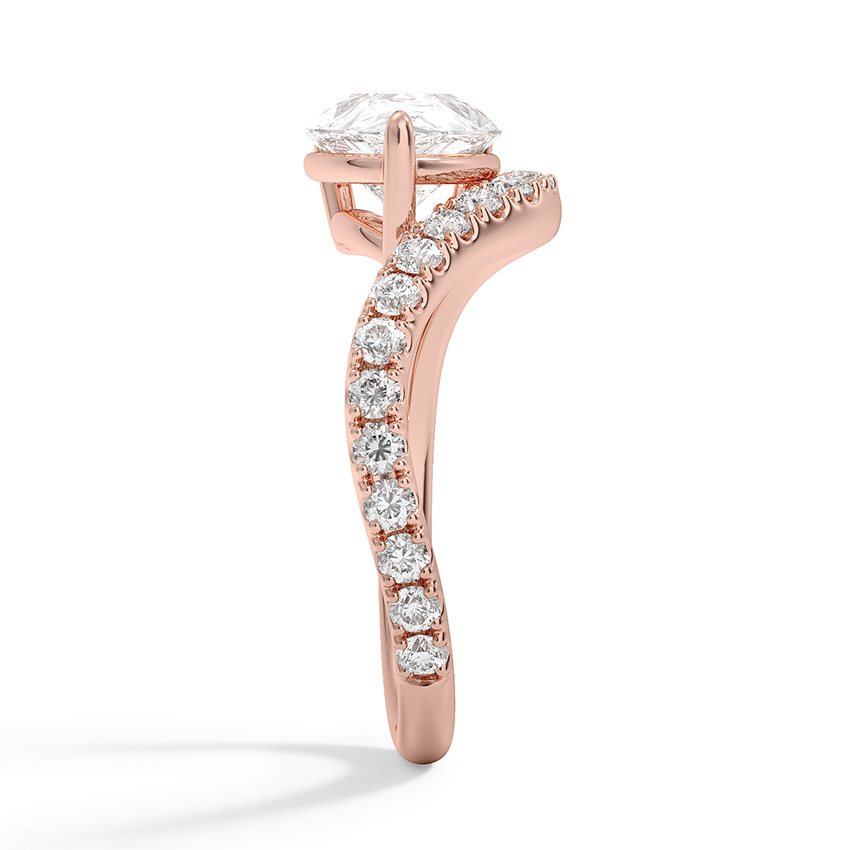 Cathedral Profile Diamond Ring