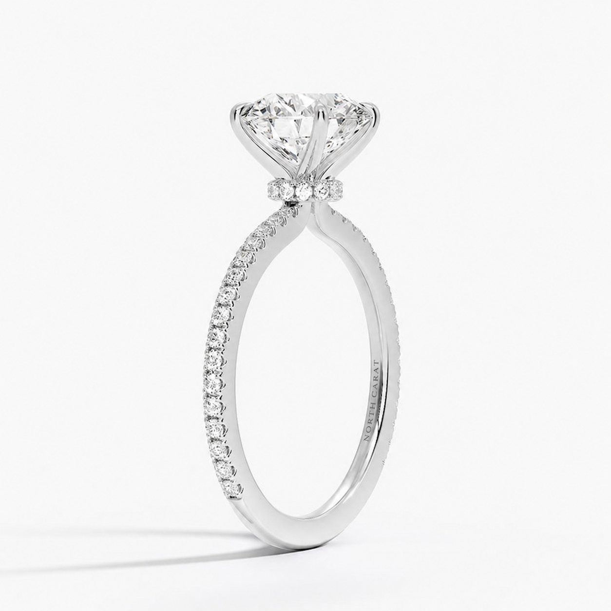 Three Quarter Pavé Ring