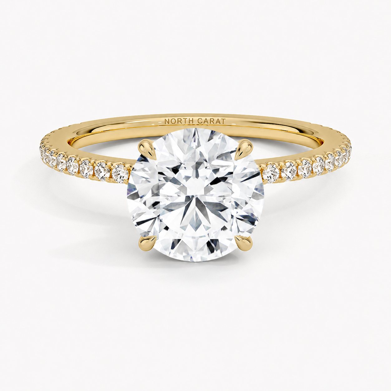 Three Quarter Pavé Ring