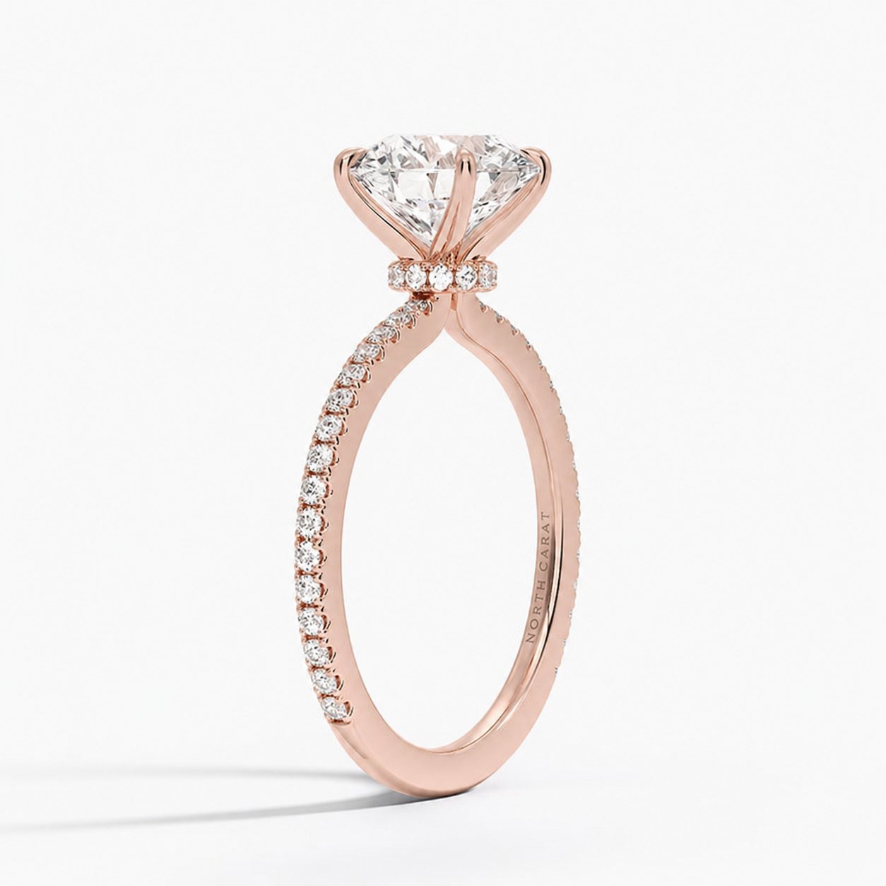 Three Quarter Pavé Ring
