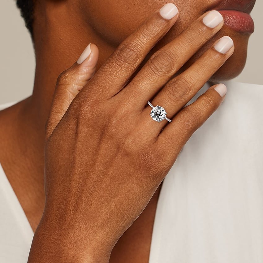 Three Quarter Pavé Ring