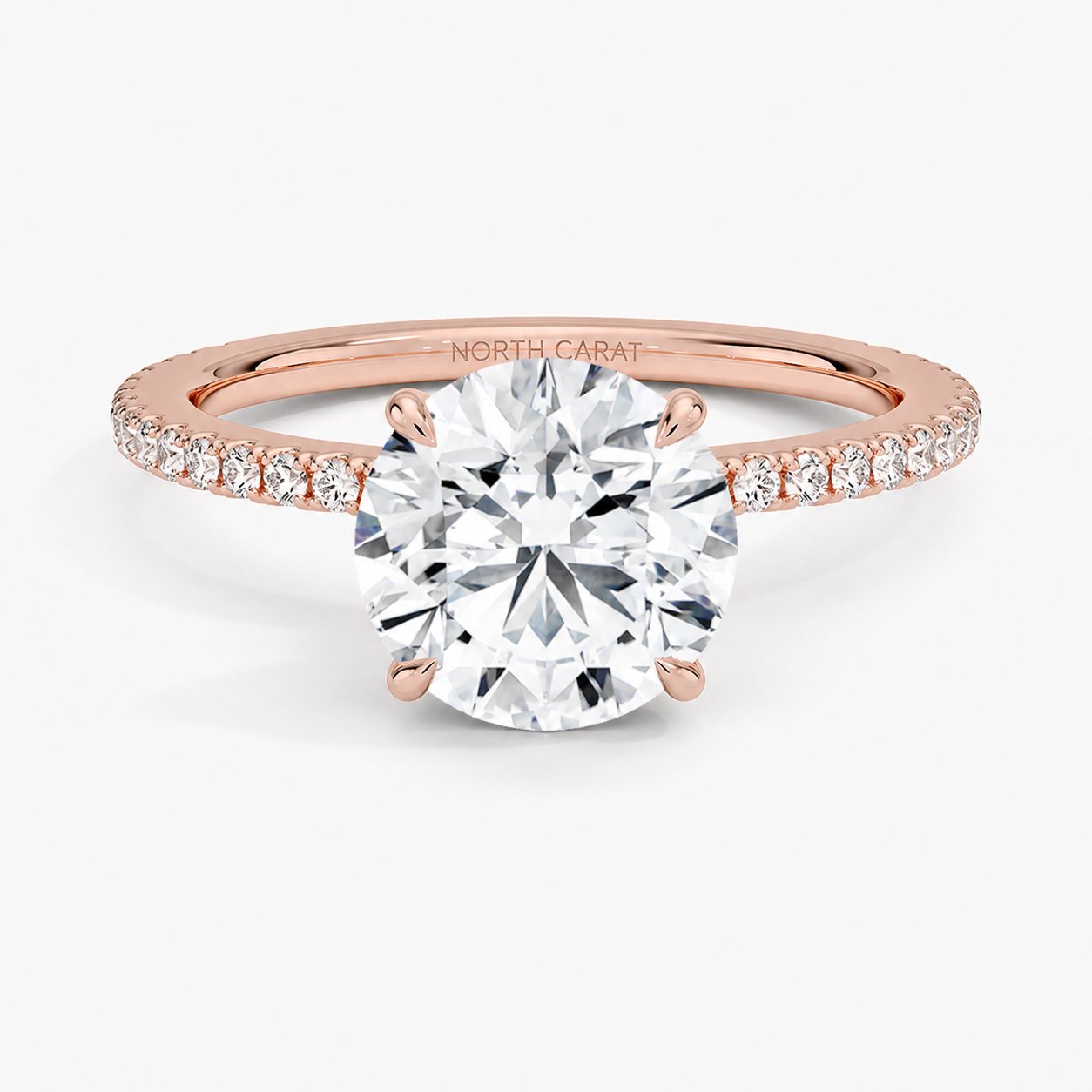 Three Quarter Pavé Ring