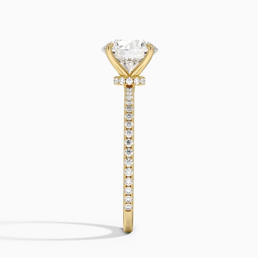 Three Quarter Pavé Ring