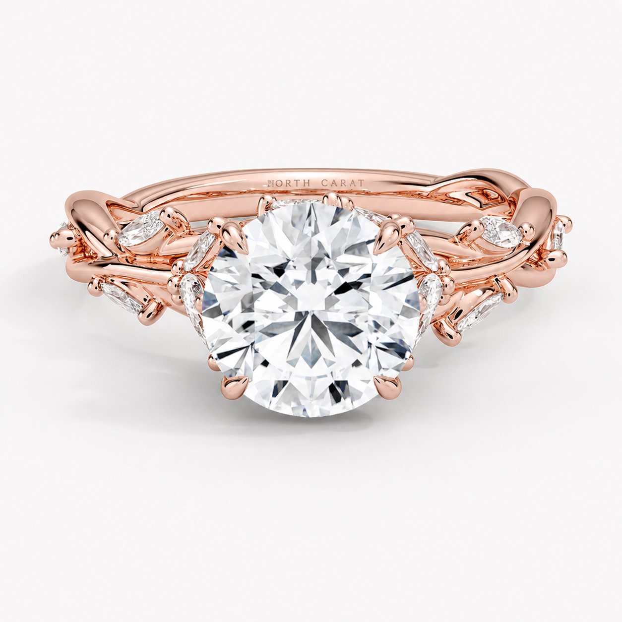 Hidden Vine Diamond Ring