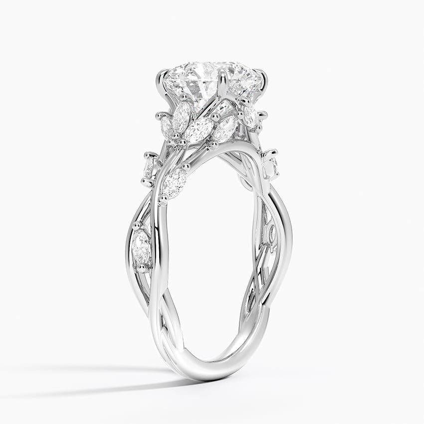 Hidden Vine Diamond Ring