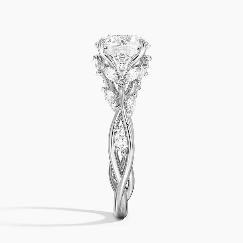 Hidden Vine Diamond Ring