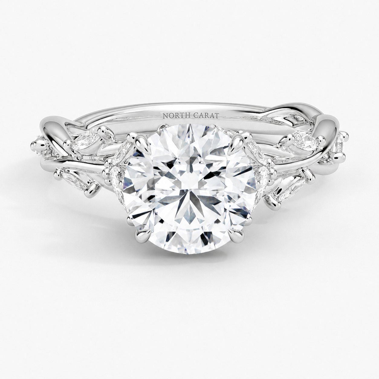 Hidden Vine Diamond Ring