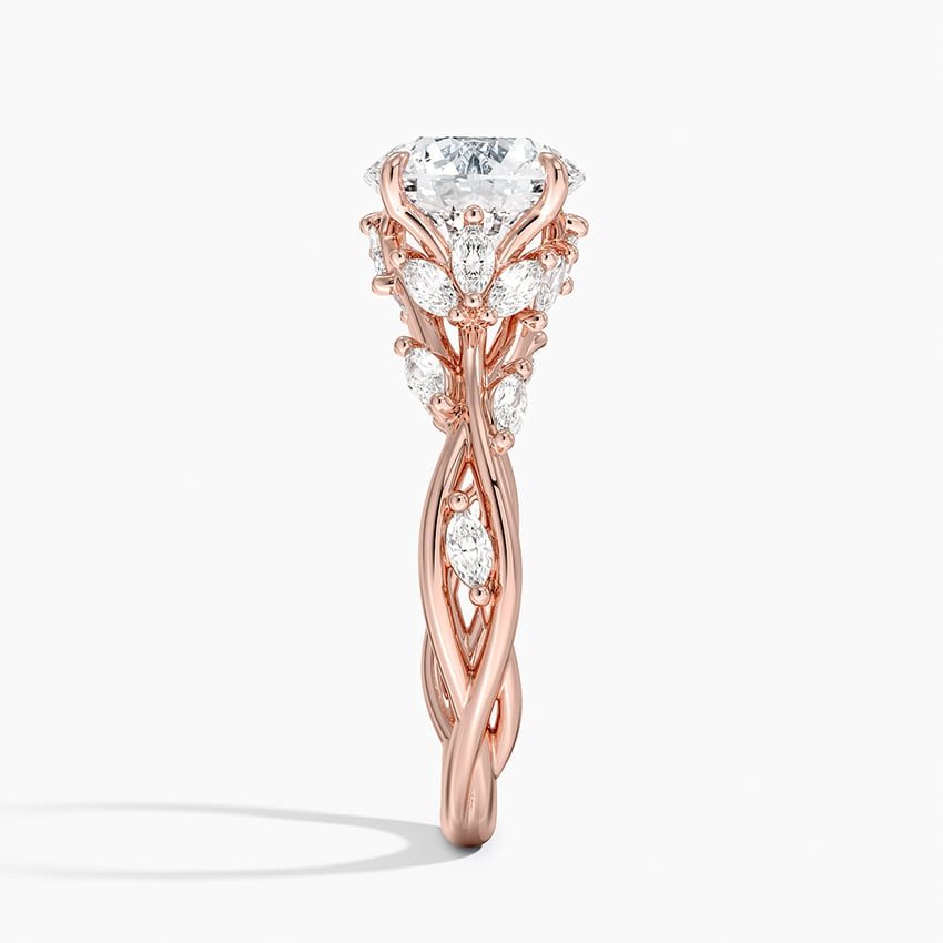 Hidden Vine Diamond Ring
