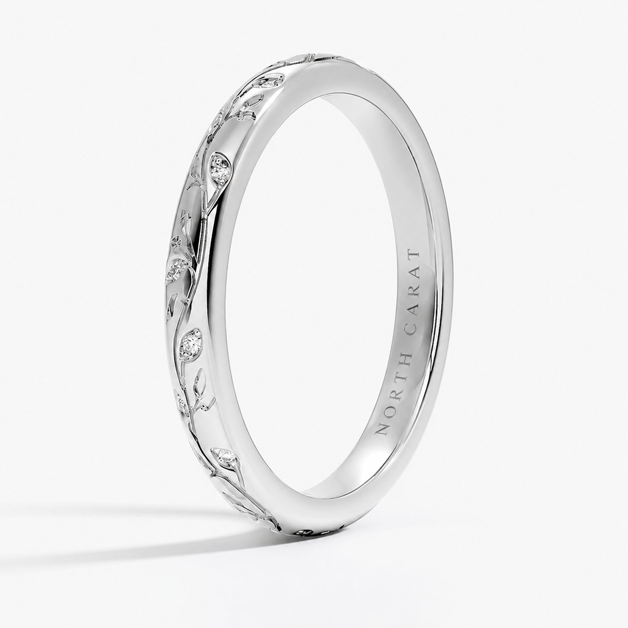 Botanical Engraved Band
