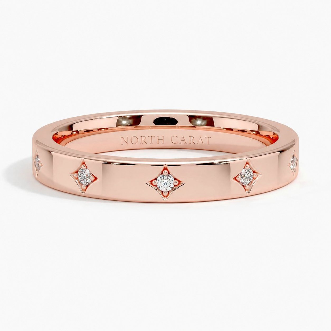 Flush-Set Diamond Band