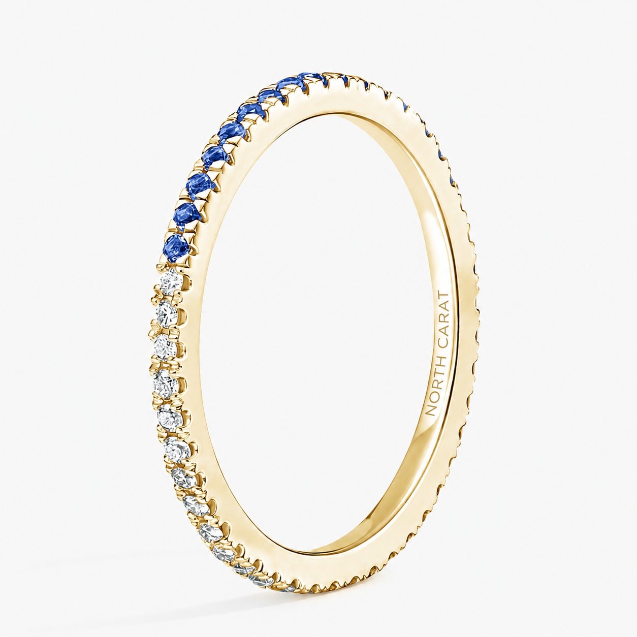 Sapphire Diamond Alternating Band