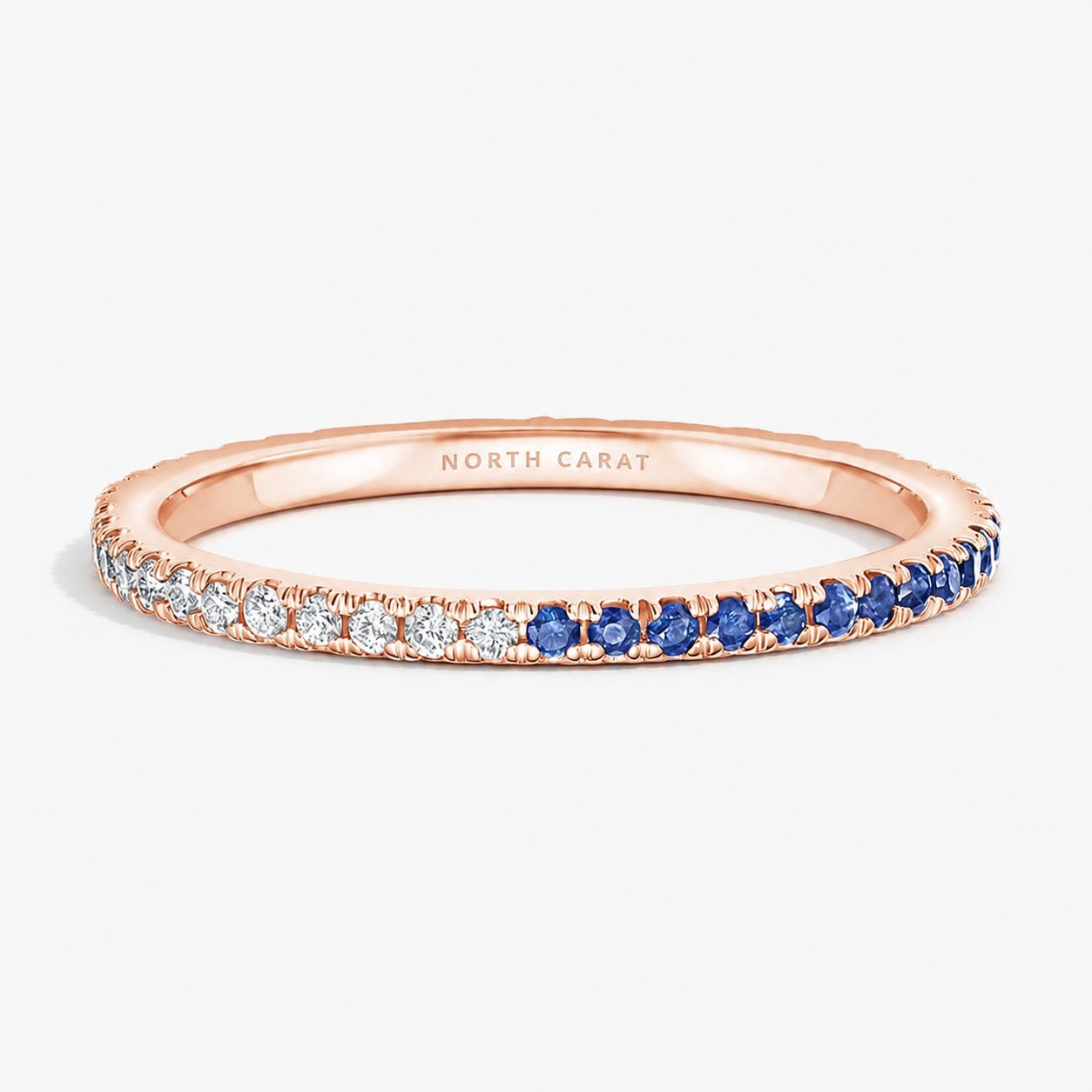 Sapphire Diamond Alternating Band