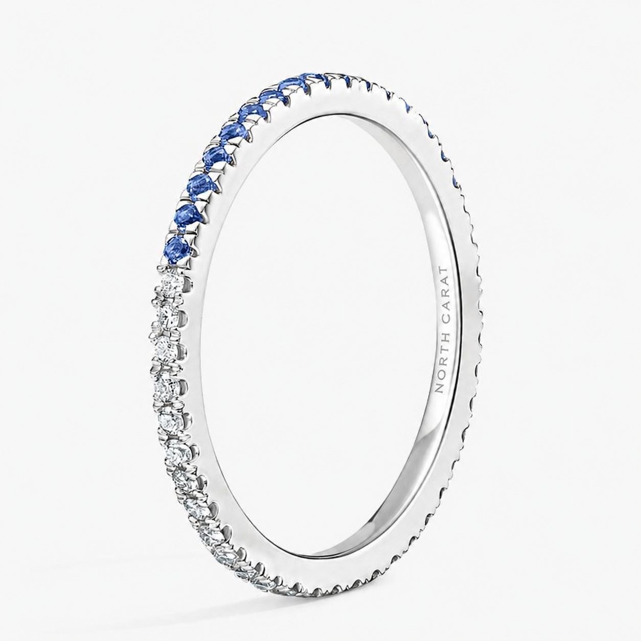 Sapphire Diamond Alternating Band