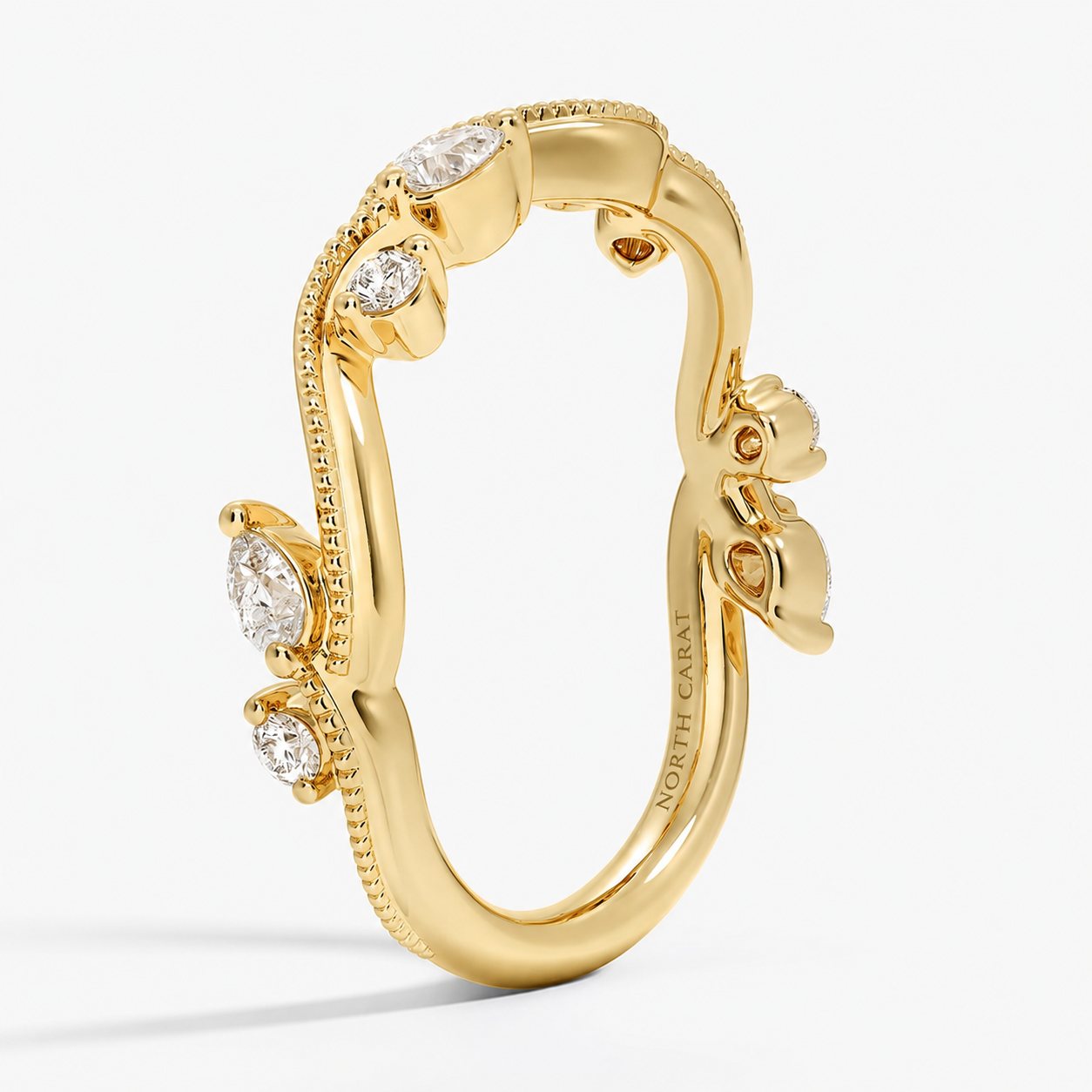 Vintage Vine Diamond Band