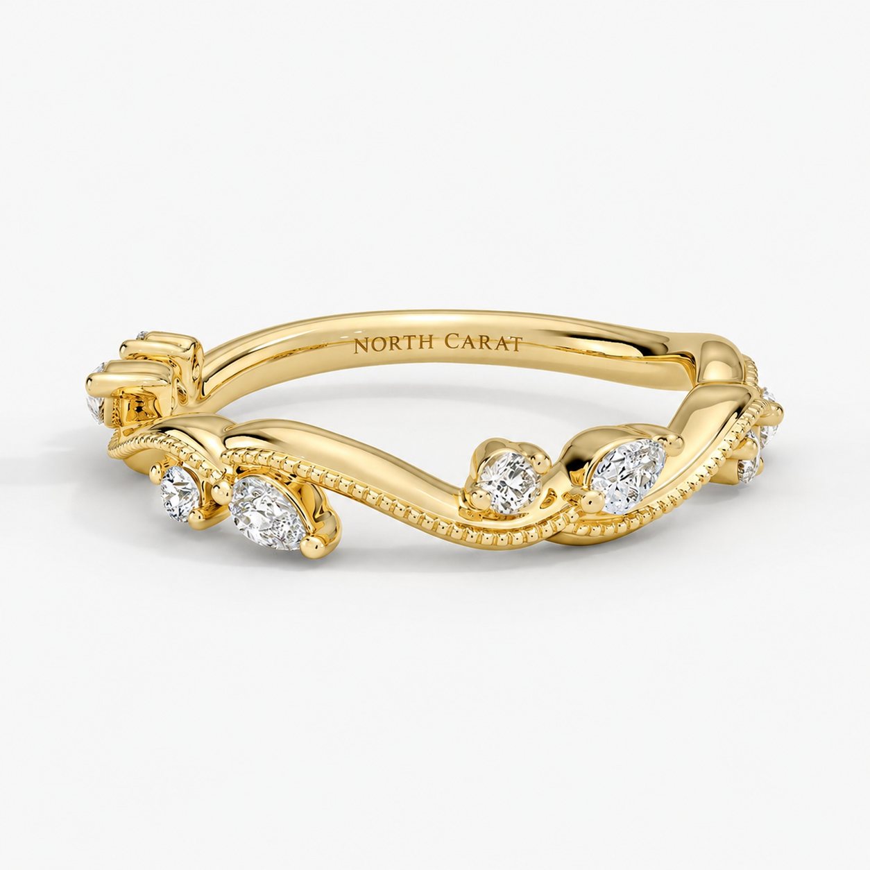 Vintage Vine Diamond Band
