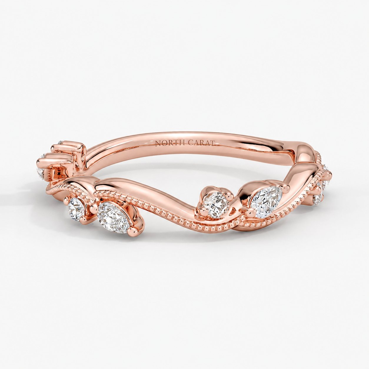 Vintage Vine Diamond Band