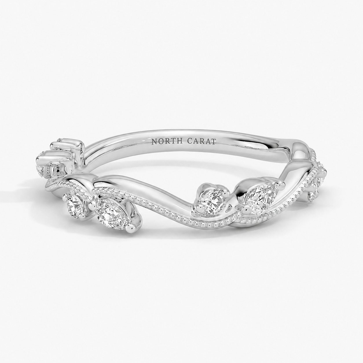 Vintage Vine Diamond Band