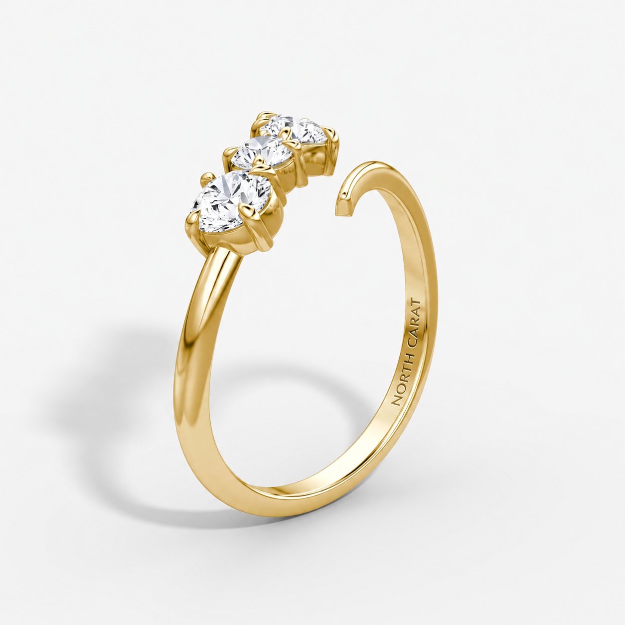 Orbital Diamond Bypass Ring
