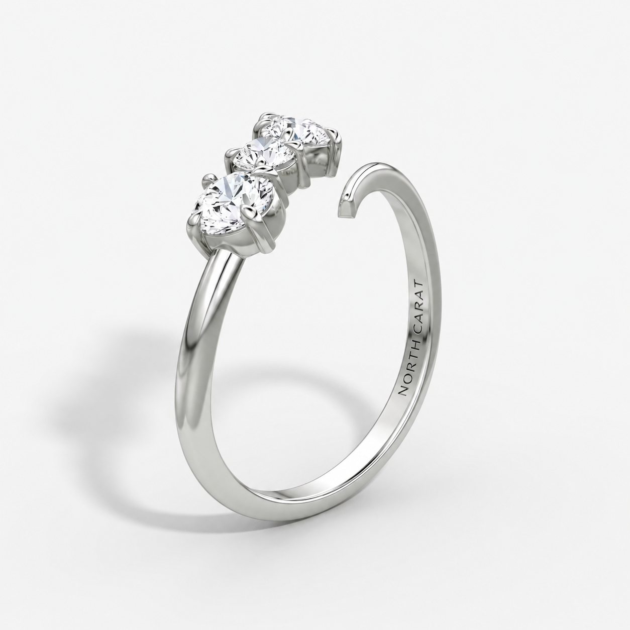 Orbital Diamond Bypass Ring