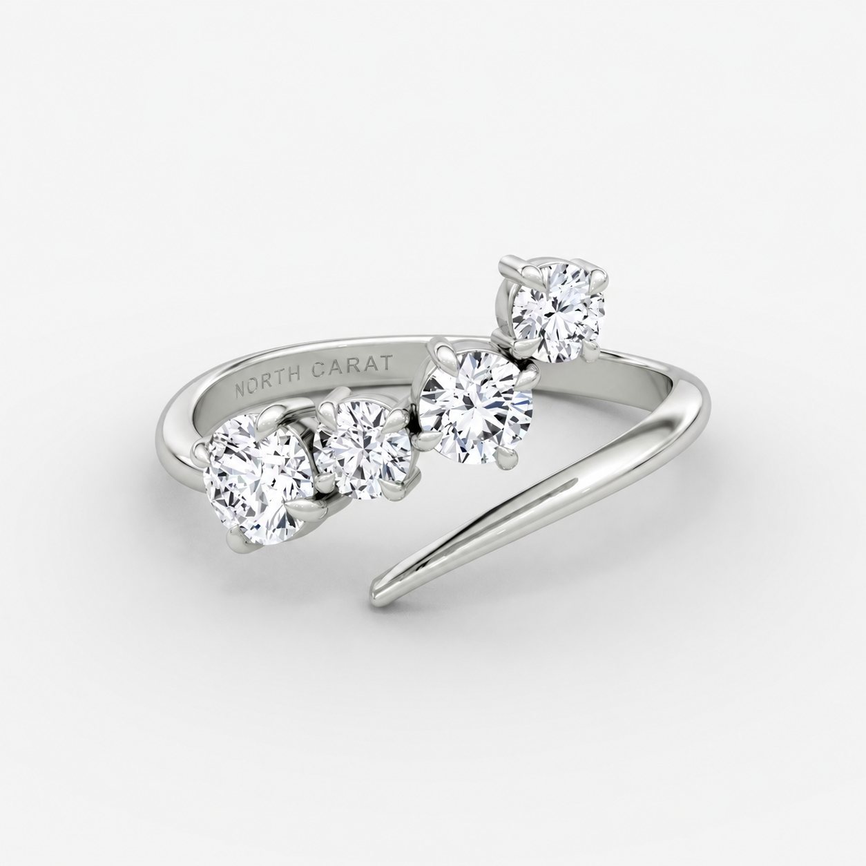 Orbital Diamond Bypass Ring