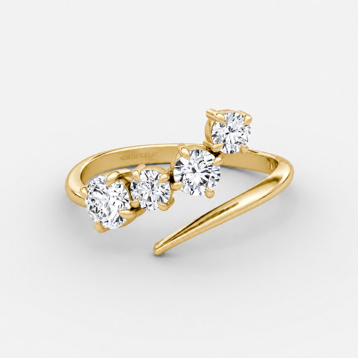 Orbital Diamond Bypass Ring