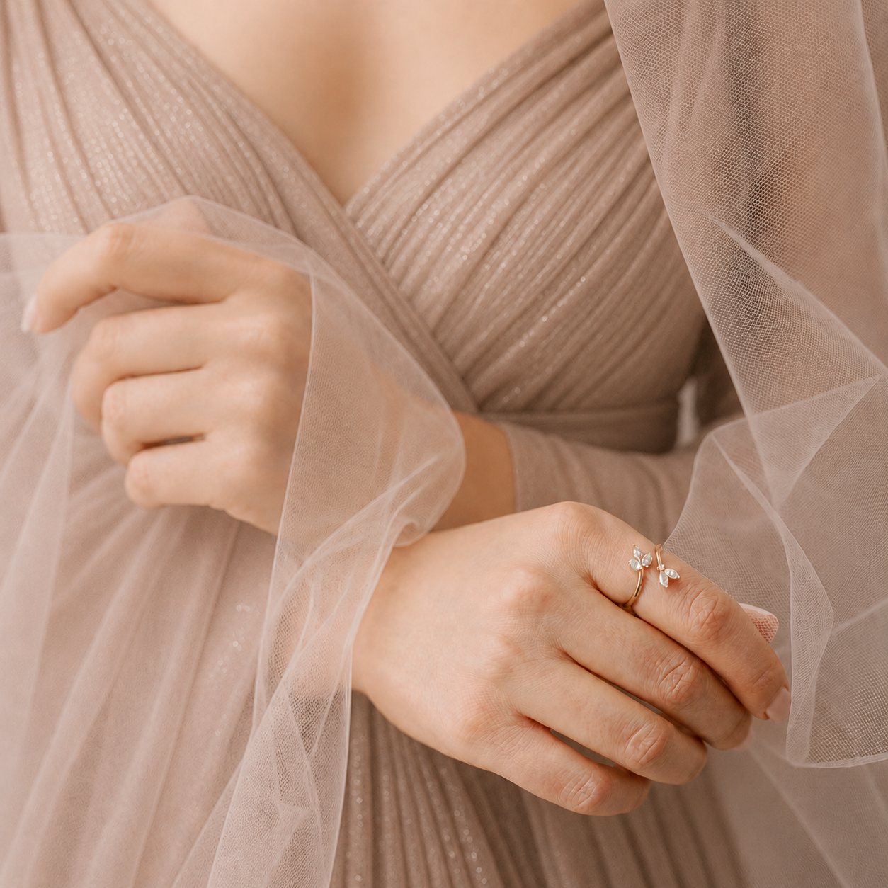 Butterfly Vine Open Ring