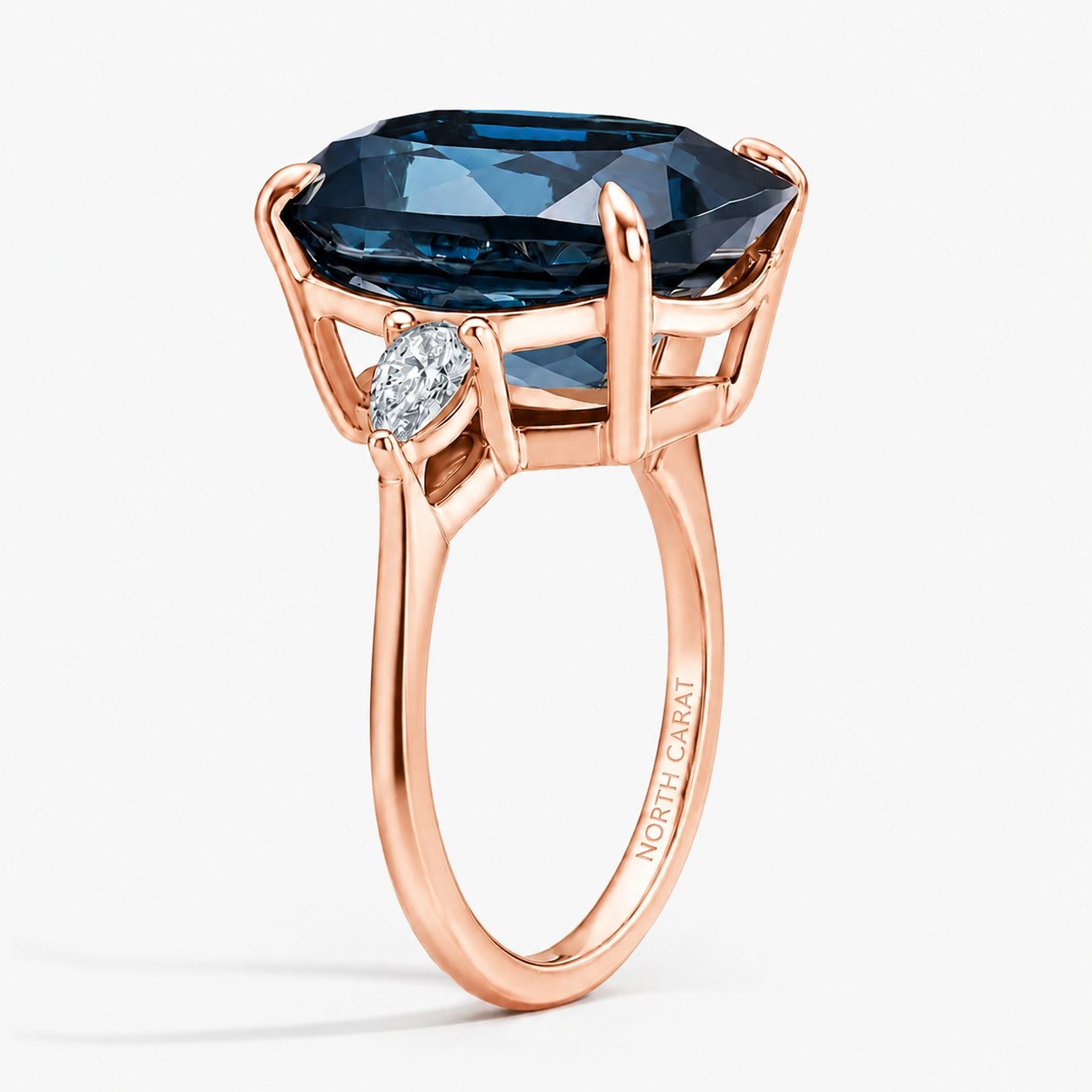 London Blue Topaz Pavé Ring