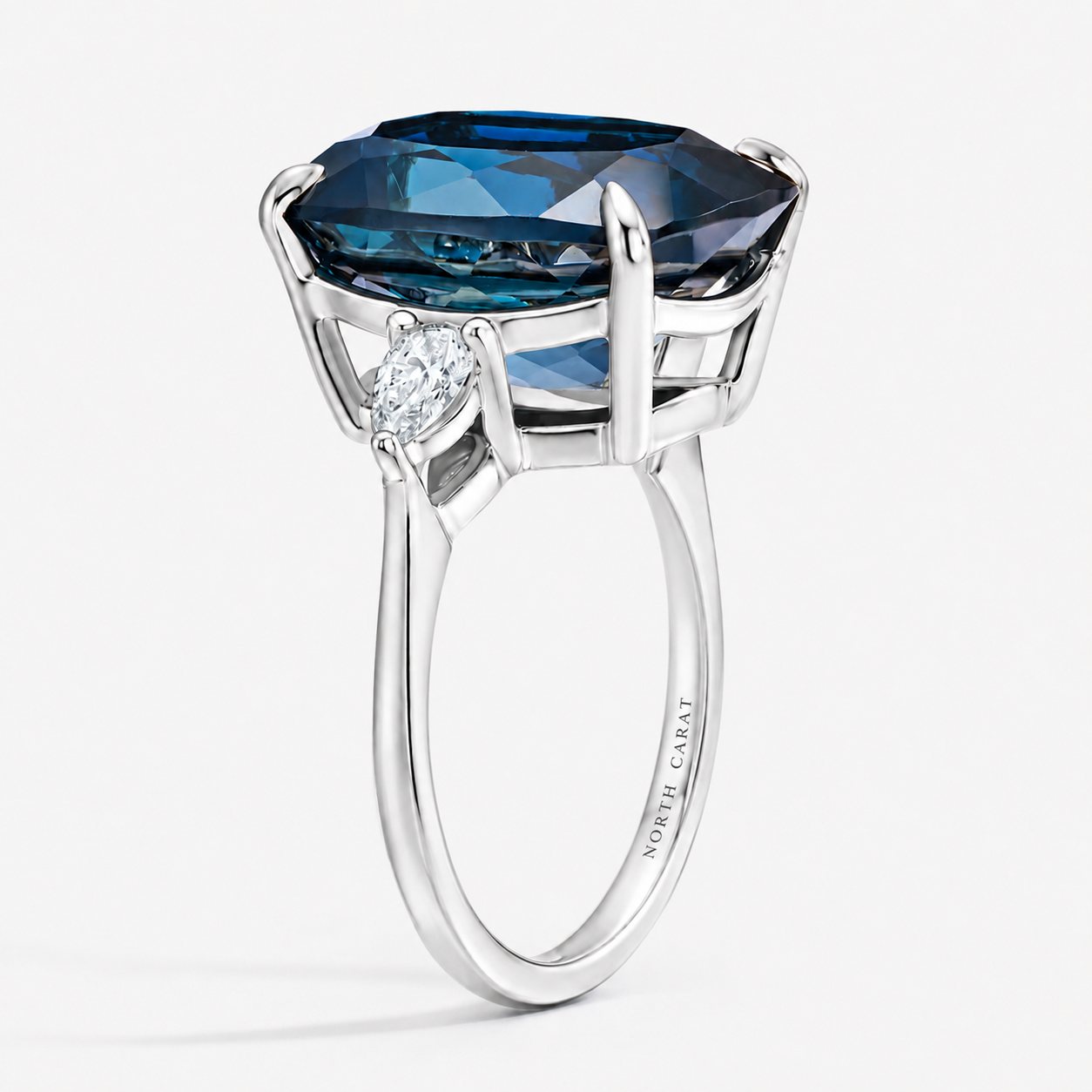 London Blue Topaz Pavé Ring