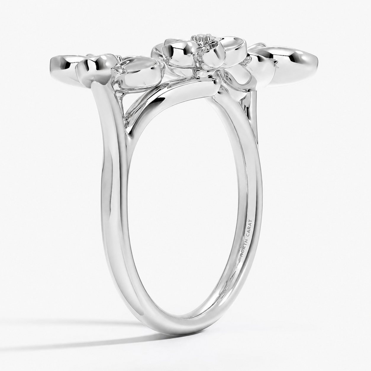 Tropical Blossom Diamond Open Ring