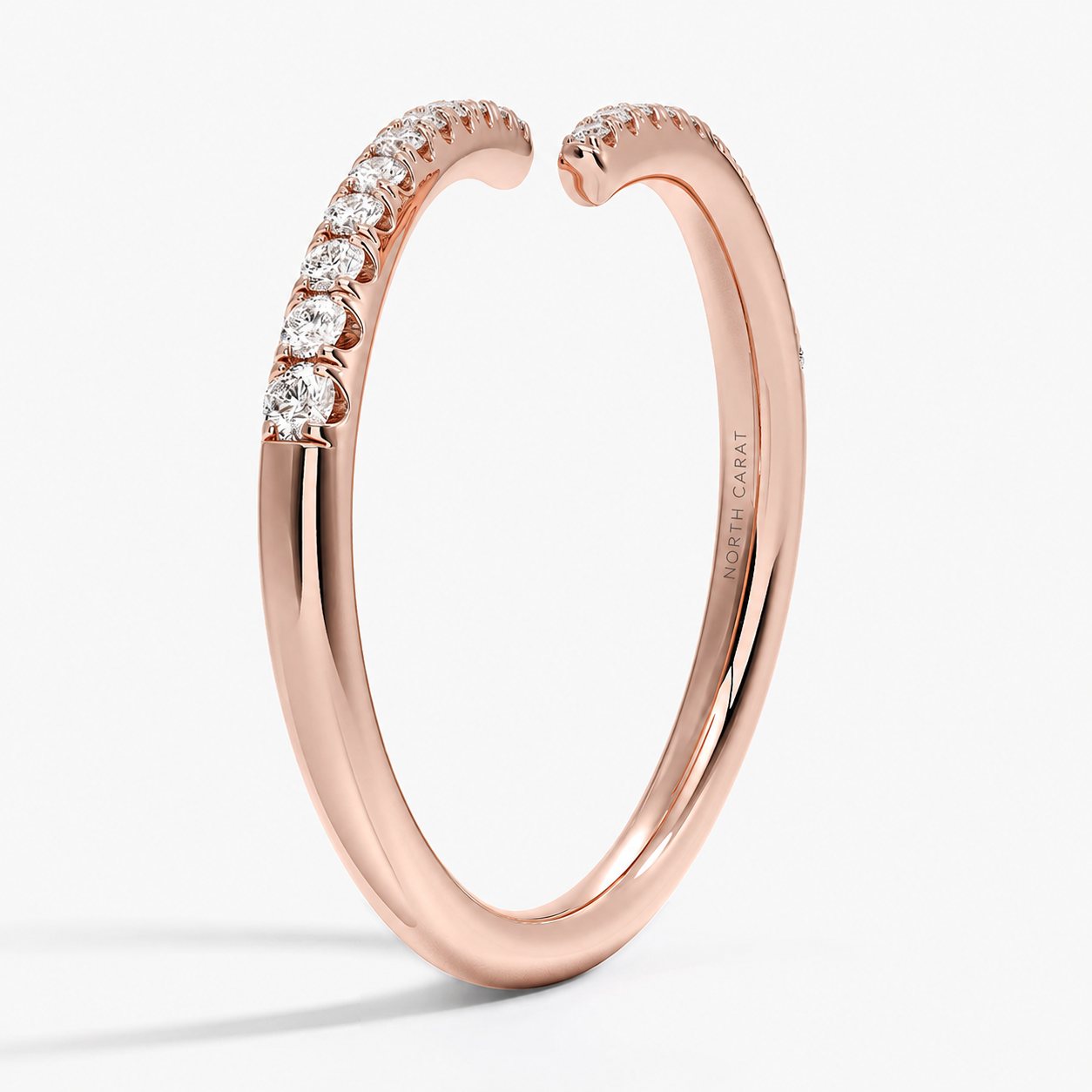 Diamond Spiral Wrap Ring