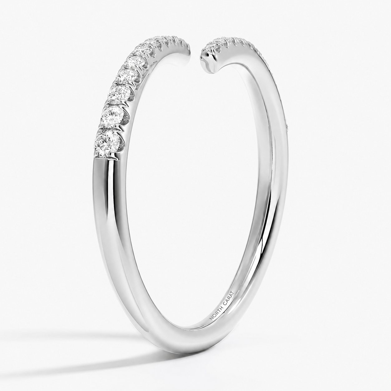 Diamond Spiral Wrap Ring