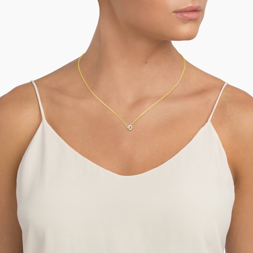 Circle of Light Diamond Pendant