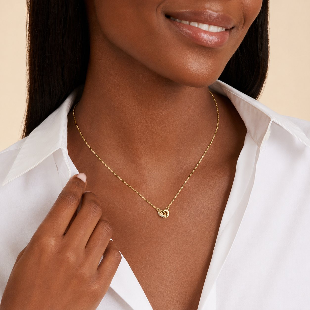 Circle of Light Diamond Pendant