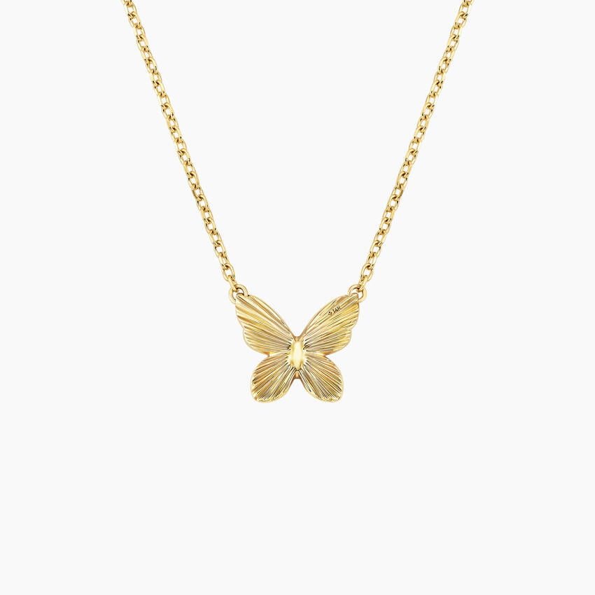 Pavé Butterfly Necklace