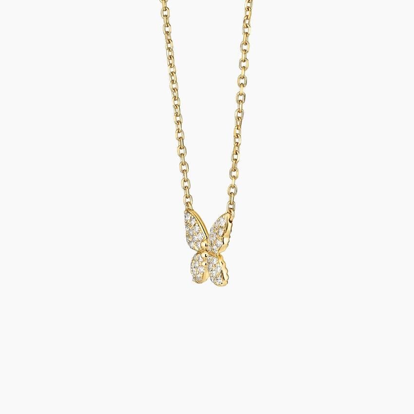 Pavé Butterfly Necklace