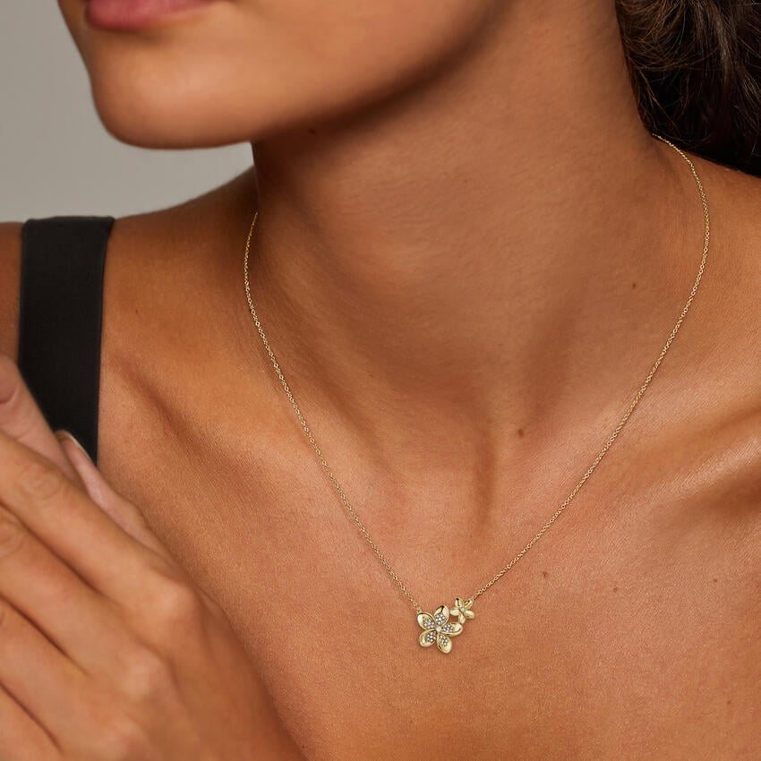 Blossom Cluster Diamond Necklace