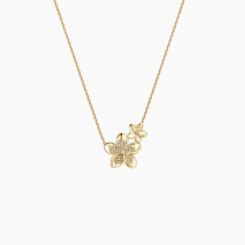 Blossom Cluster Diamond Necklace